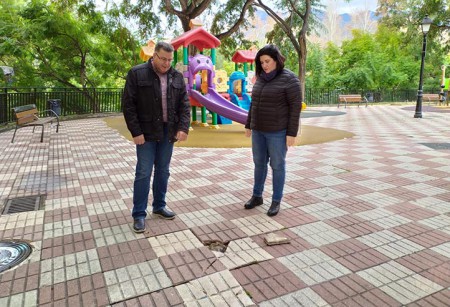 El PSOE exige la reforma de un parque en la Divina Pastora de Marbella