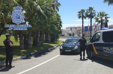 Detenidos tres hombres en Marbella con hachís, cocaína y marihuana