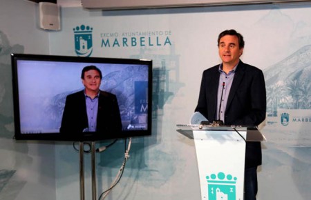 El equipo de gobierno de Marbella presume de gestión con el teletrabajo