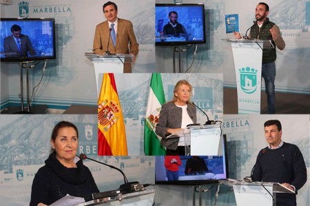 El gobierno de Marbella se parapeta tras ruedas de prensa sin preguntas