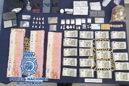 Desmantelado un punto de venta de droga al menudeo en Marbella