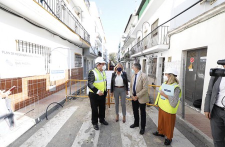 Hidralia mejora el saneamiento en la zona de Los Catalanes en San Pedro