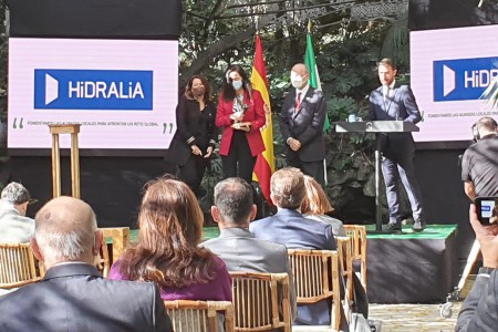 Hidralia recibe un premio de la Junta por su lucha contra el cambio climático