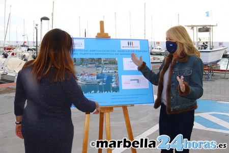 Muñoz vuelve a anunciar la ampliación del Puerto Deportivo por tercera vez