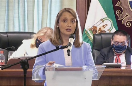 María García (Cs) pide "trabajar juntos" para recuperar la economía y el empleo