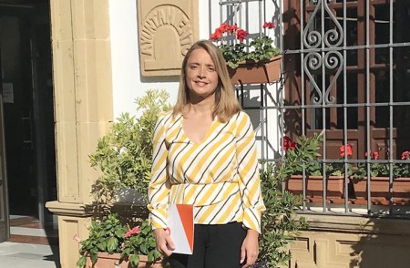 María García (Cs) pide que se instalen bolardos en la avenida Miguel Cano
