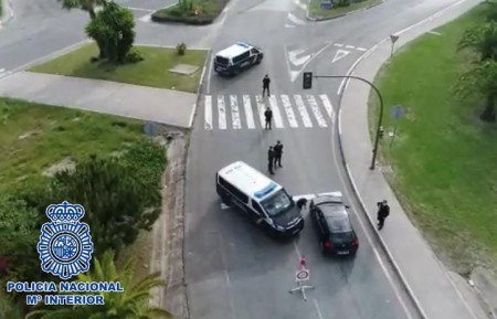 Tres detenidos en Marbella con un arma de fuego en su vehículo