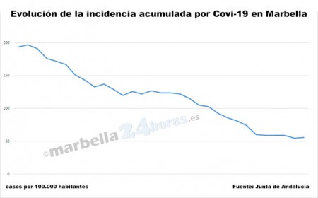 La curva de la pandemia por covid sigue estancándose en Marbella
