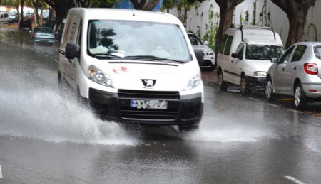 Las lluvias dejan en Marbella más de 50 litros por metro cuadrado en 12 horas
