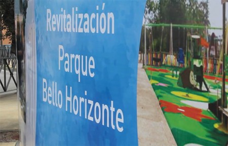 Muñoz visita Bello Horizonte, pero no dice nada del nuevo colegio prometido