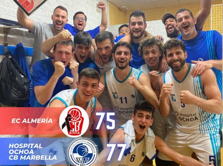 El Hospital Ochoa CB Marbella cierra la temporada con triunfo en Almería (75-77)