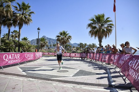 Nicolas Mann y Nikki Barlett reinan en la V edición del Ironman 70.3 de Marbella