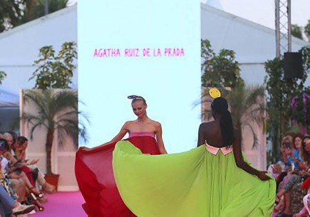 Ágatha Ruiz de la Prada y Romeo Couture, en la Marbella Fashion Show