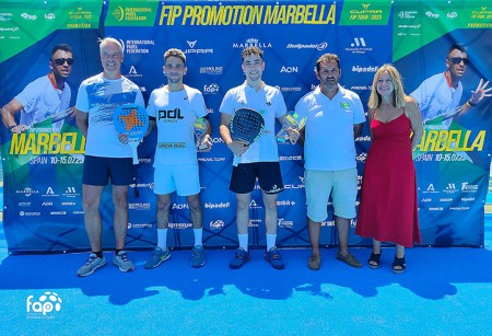 Las parejas Melero-Prado y De la Rosa-Luján vencen en el FIP Promotion Marbella