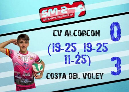 El Costa del Voley regresa a la liga con una victoria en Alcorcón (0-3)