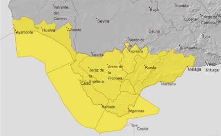 Meteorología anuncia alerta amarilla por lluvias en Marbella este viernes