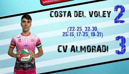 El Costa del Voley desperdicia cuatro puntos de partido ante CV Almoradi