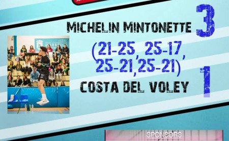 El Costa del Voley cae en su visita al Mintonette Almería (3-1)