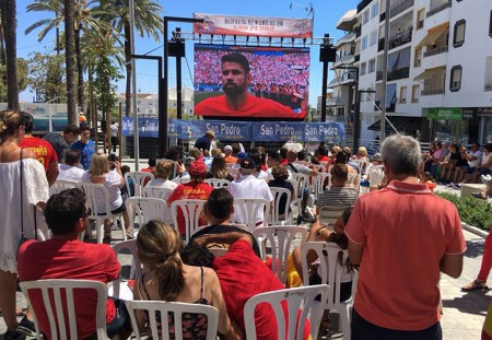 Pantalla gigante en Marbella para ver la final de la Liga de Campeones