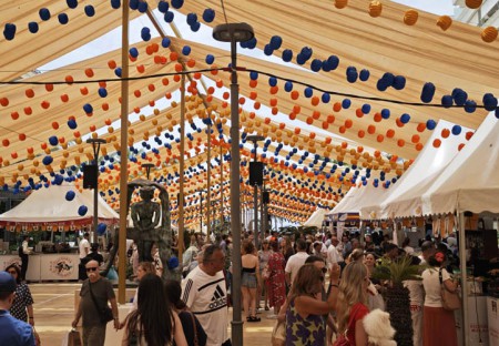 En marcha la Feria de Día de Marbella, por octavo año en el centro