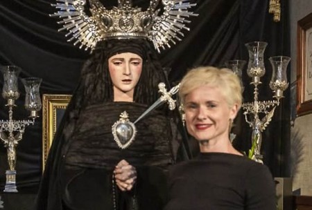 Isabel Mata, primera mujer al frente de la Agrupación de Cofradías de Marbella