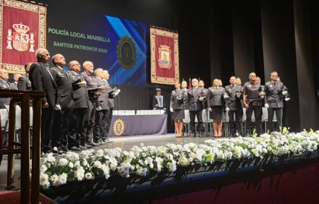 La Policía Local de Marbella celebra la festividad de sus patrones 