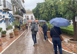Bajón de turistas en Marbella durante un mes de marzo muy lluvioso
