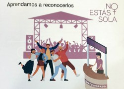 La Feria de Marbella repite un Punto Morado contra la violencia machista