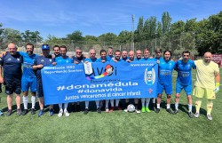 Buena imagen de los Veteranos del Cultural en el Campeonato de España