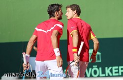 El equipo español de la Copa Davis ya sabe lo que es jugar y ganar en Marbella